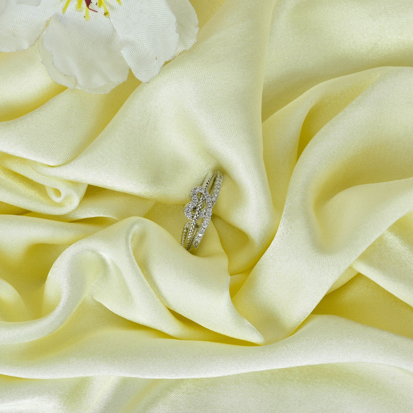Double Layer Heart Ring