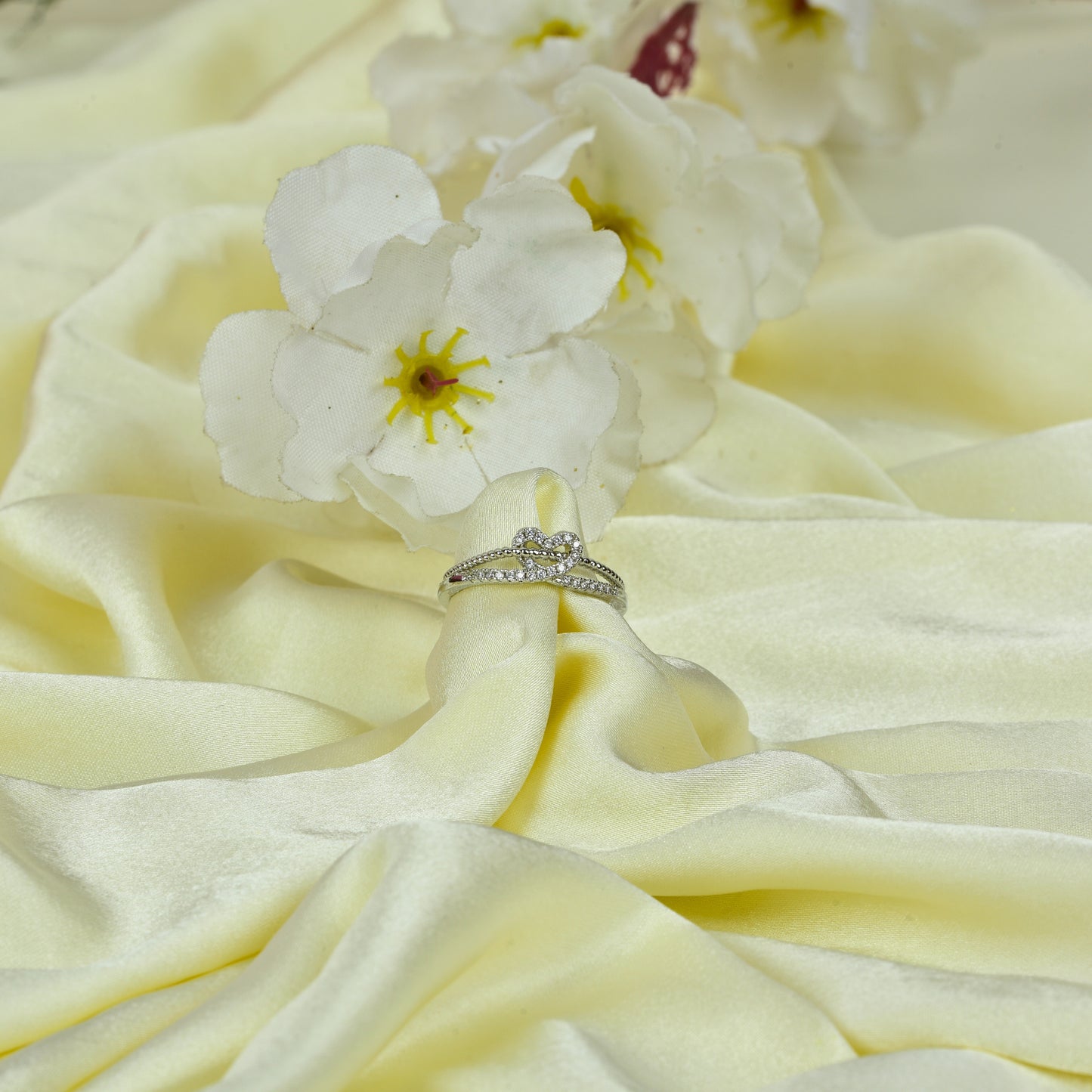 Double Layer Heart Ring