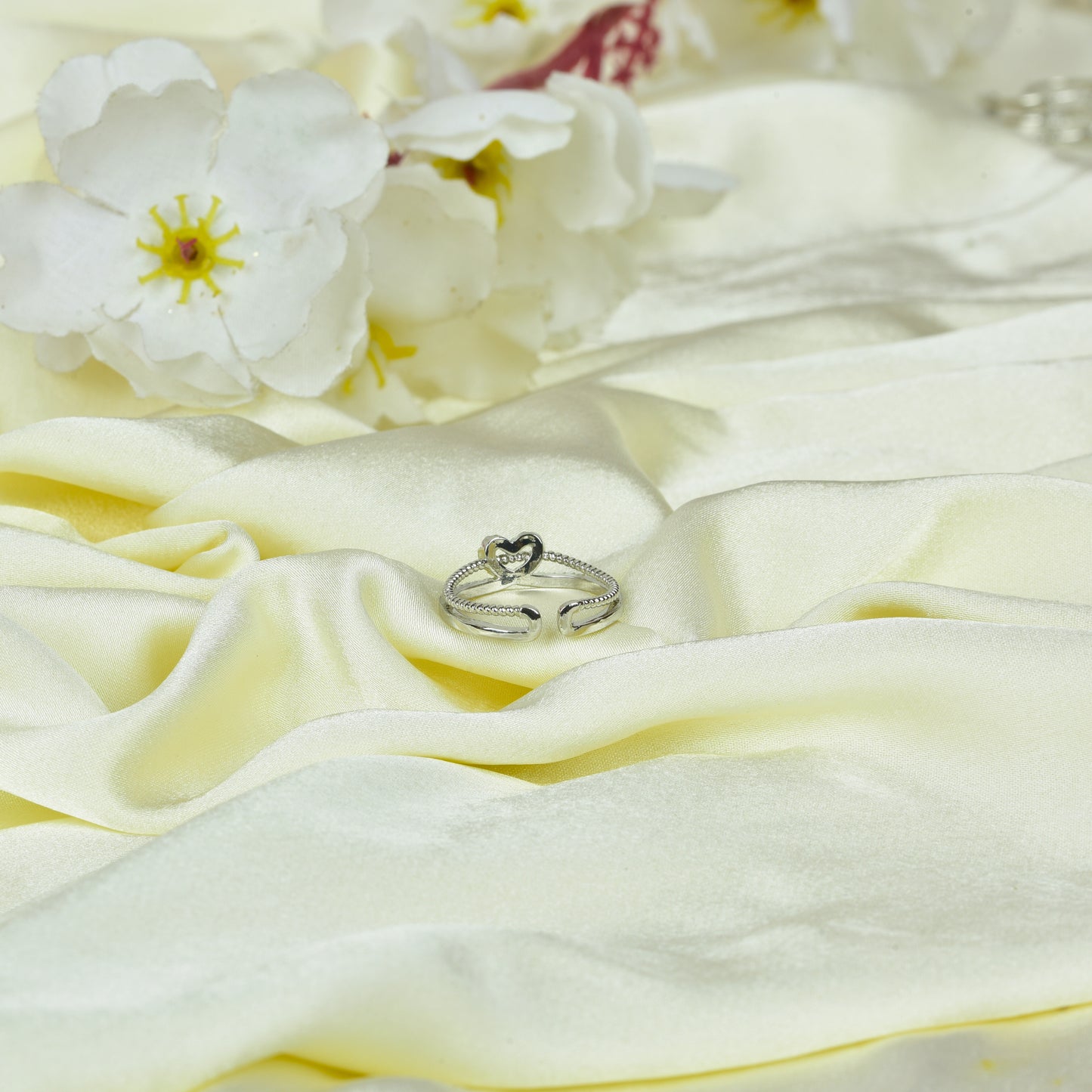 Double Layer Heart Ring