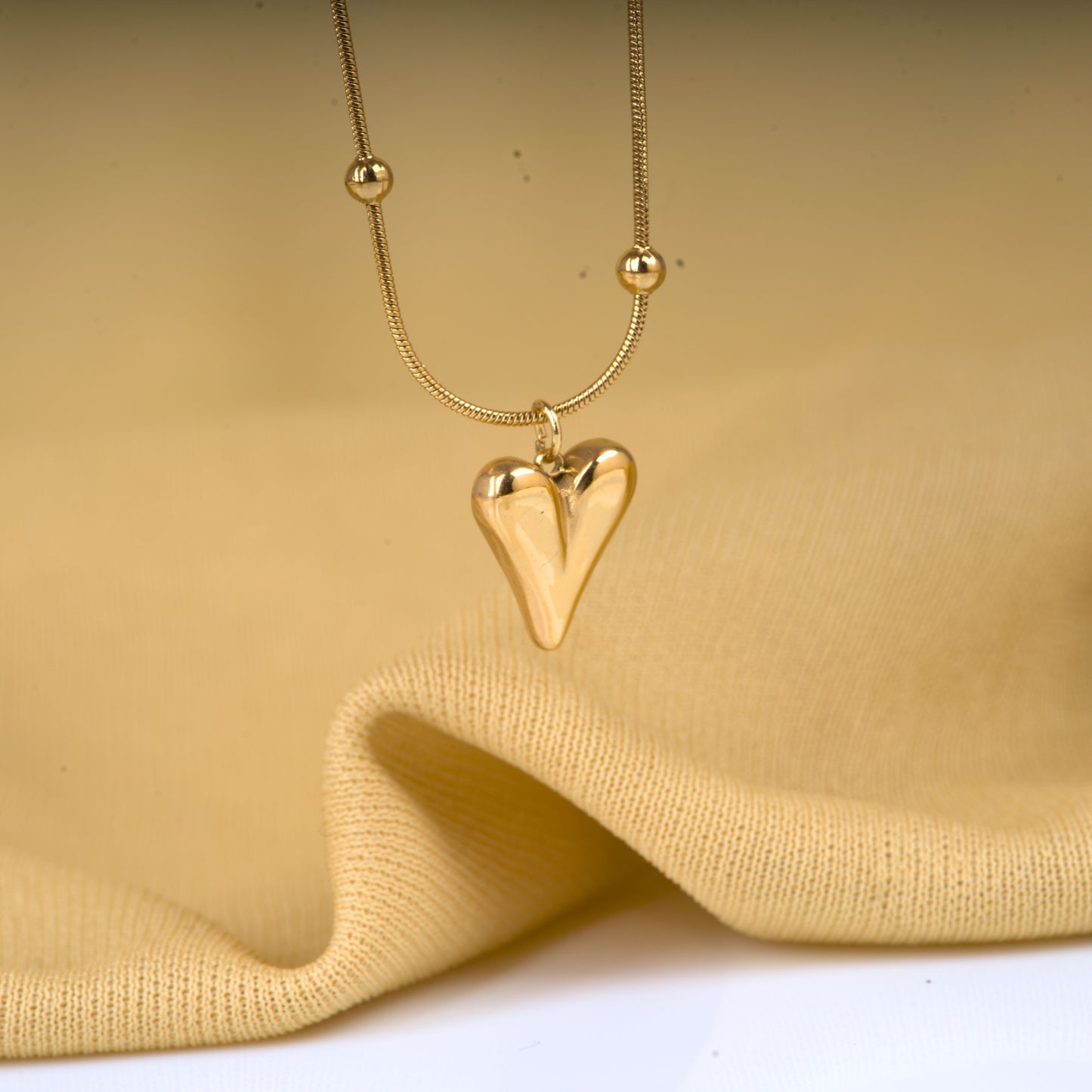 French Style Heart Pendant