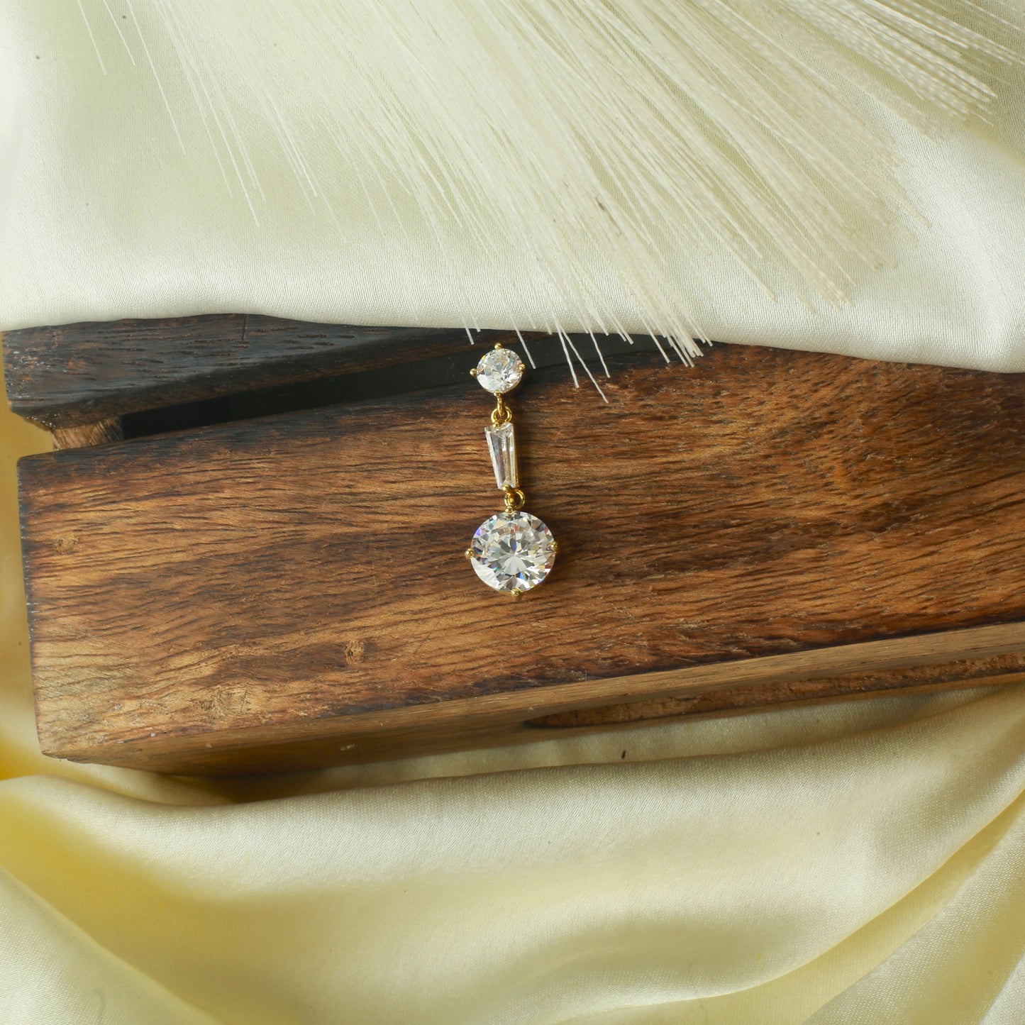 Cubic Zirconia Dangle Earrings