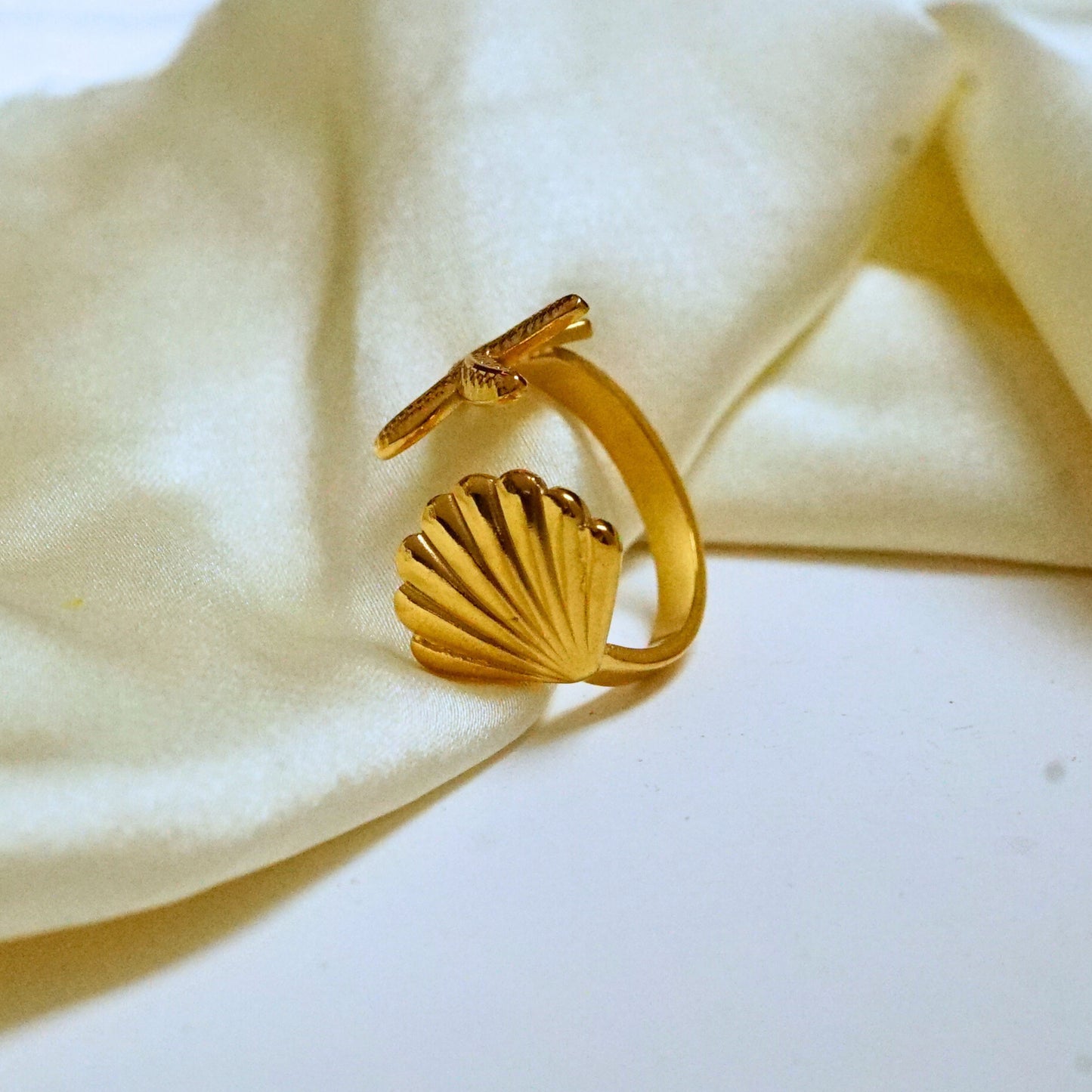 Sea Shell Adjustable Ring