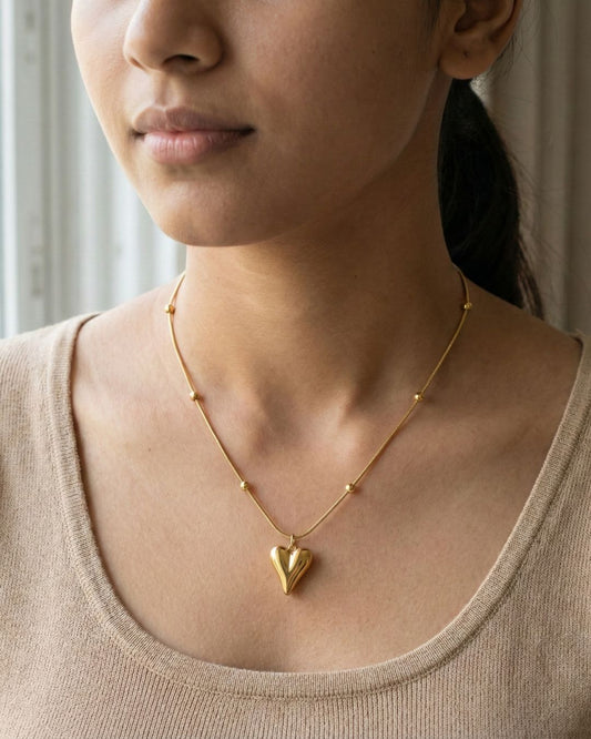 French Style Heart Pendant