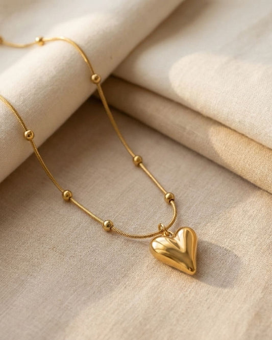 French Style Heart Pendant