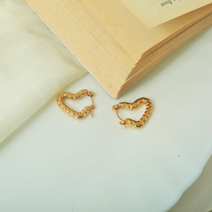 Heart Loop Earrings