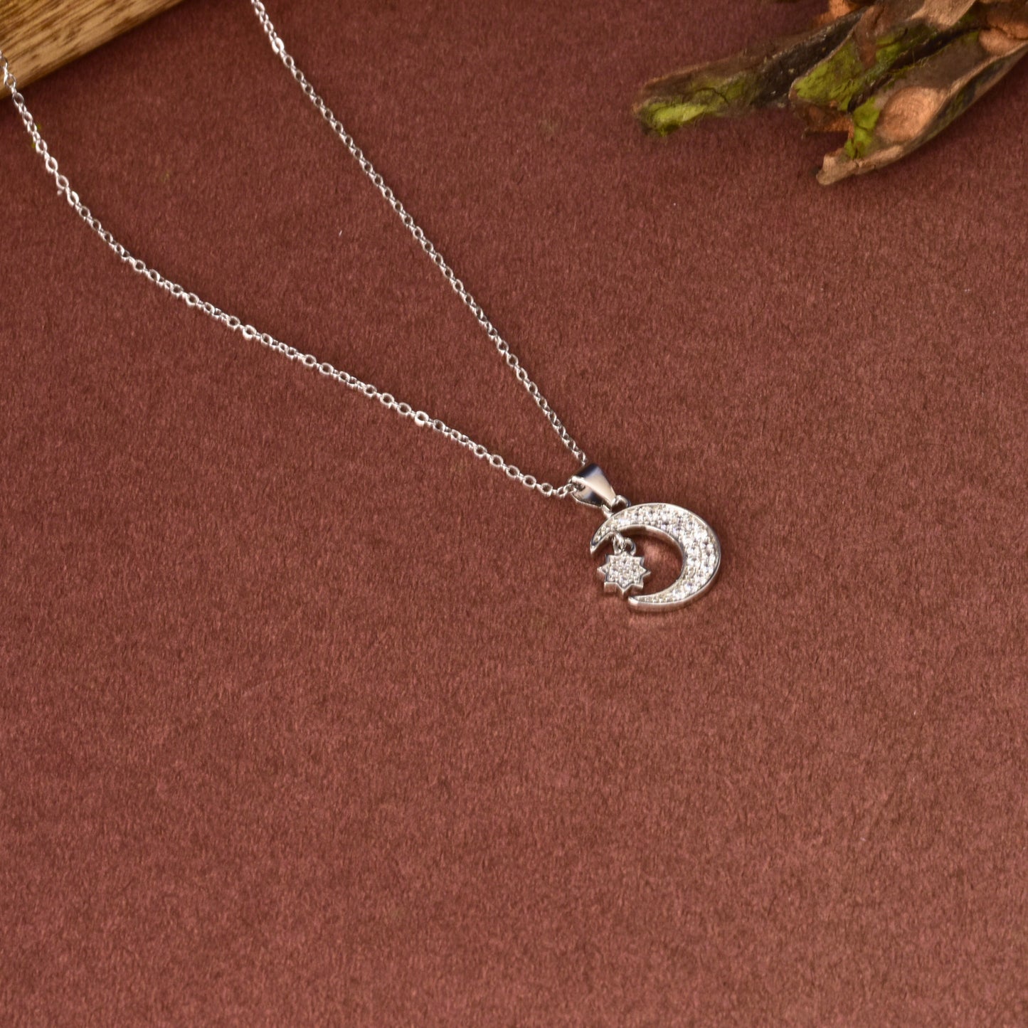 Moon & Star Pendant