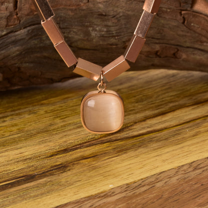 Crystal Brass Pendant