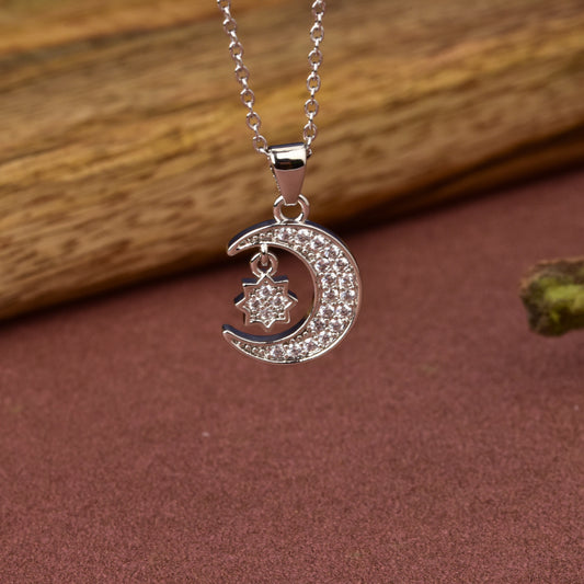 Moon & Star Pendant