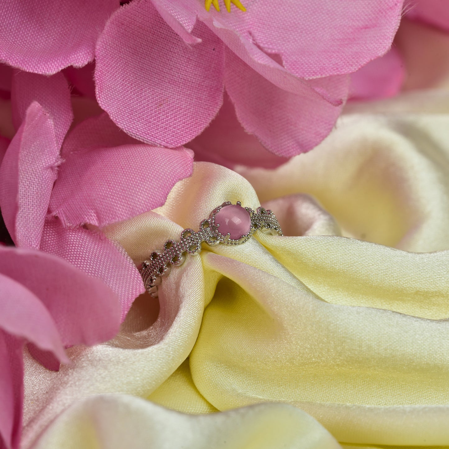 Pink Gemstone Ring