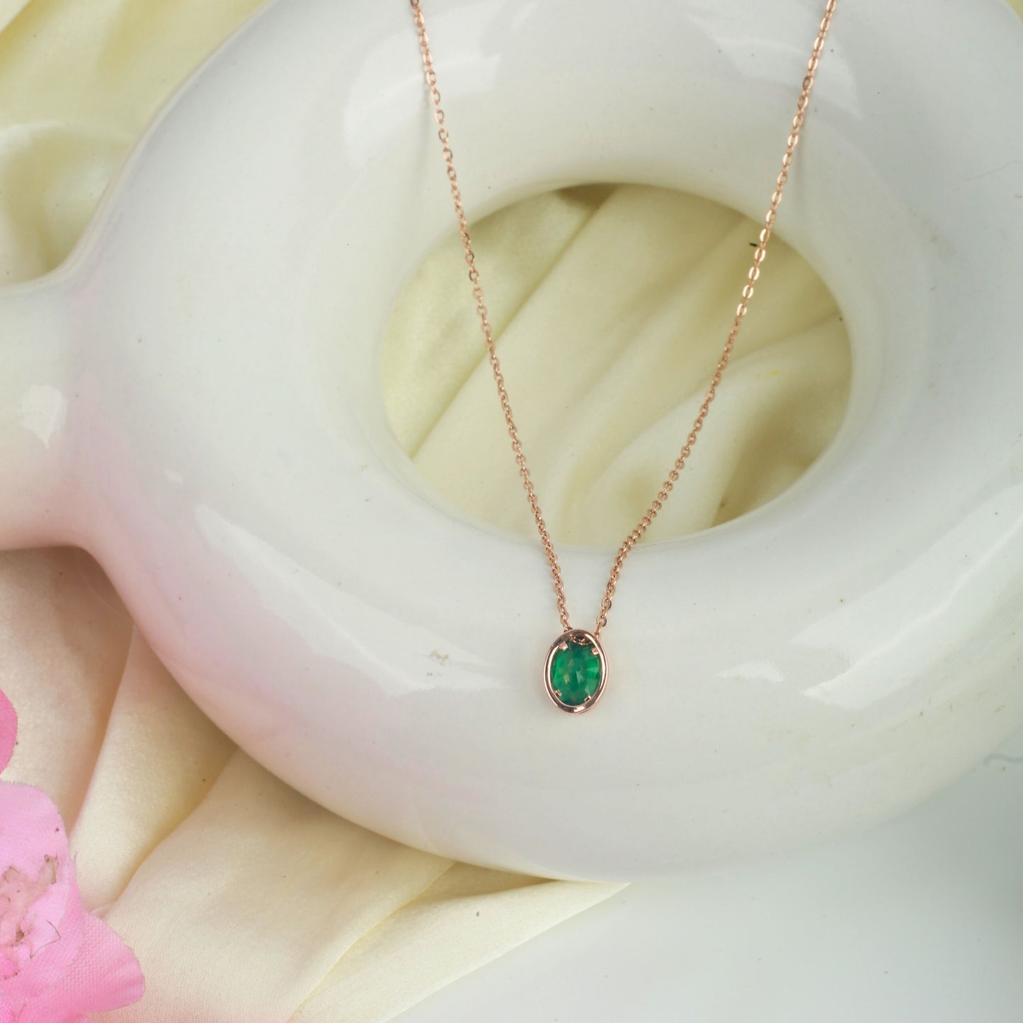 Green Onyx Gemstone Pendant