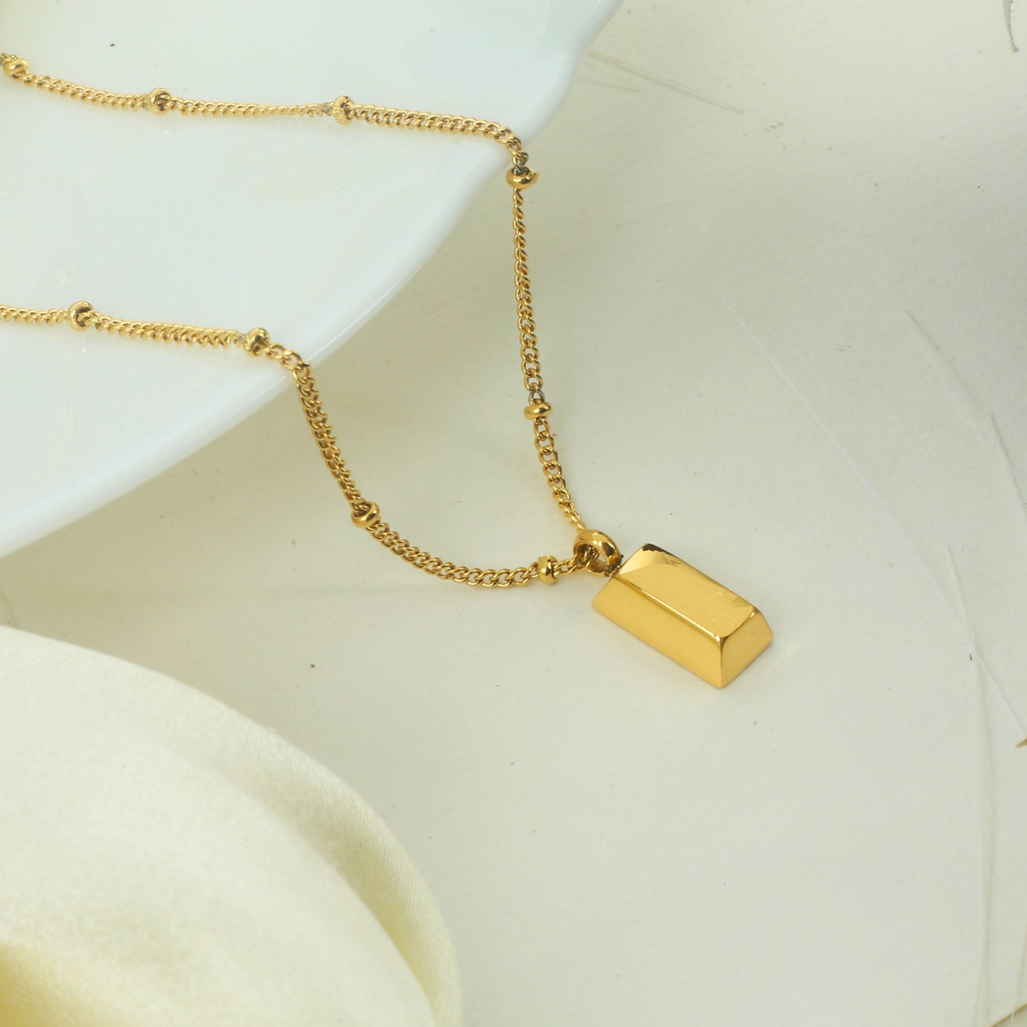 Gold Bar Pendant