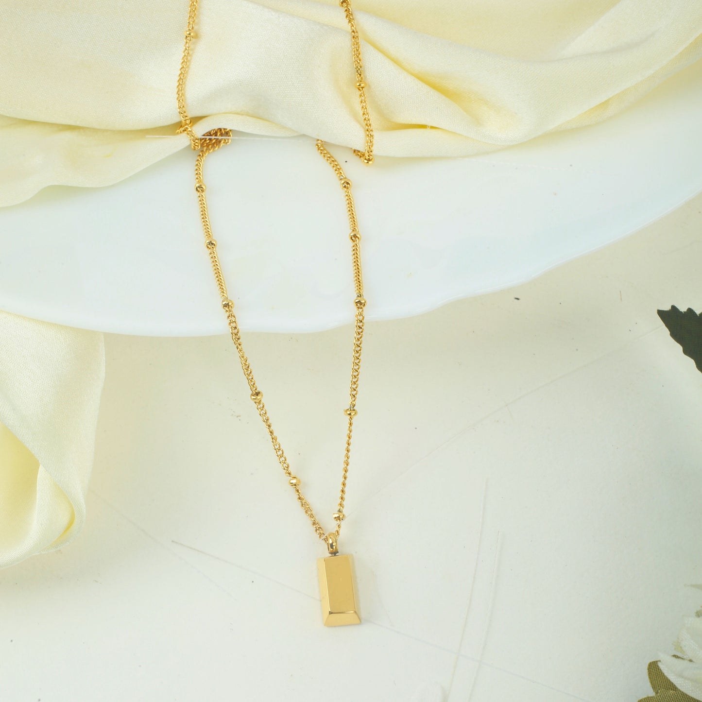 Gold Bar Pendant