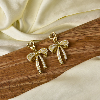 BowKnot Tassel Earrings