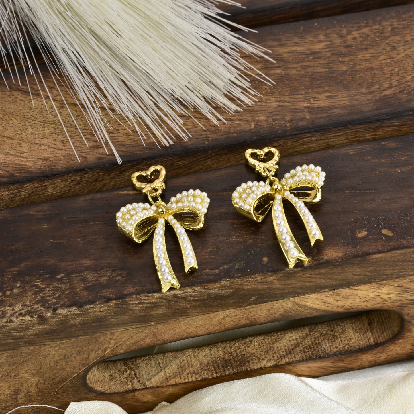 BowKnot Tassel Earrings