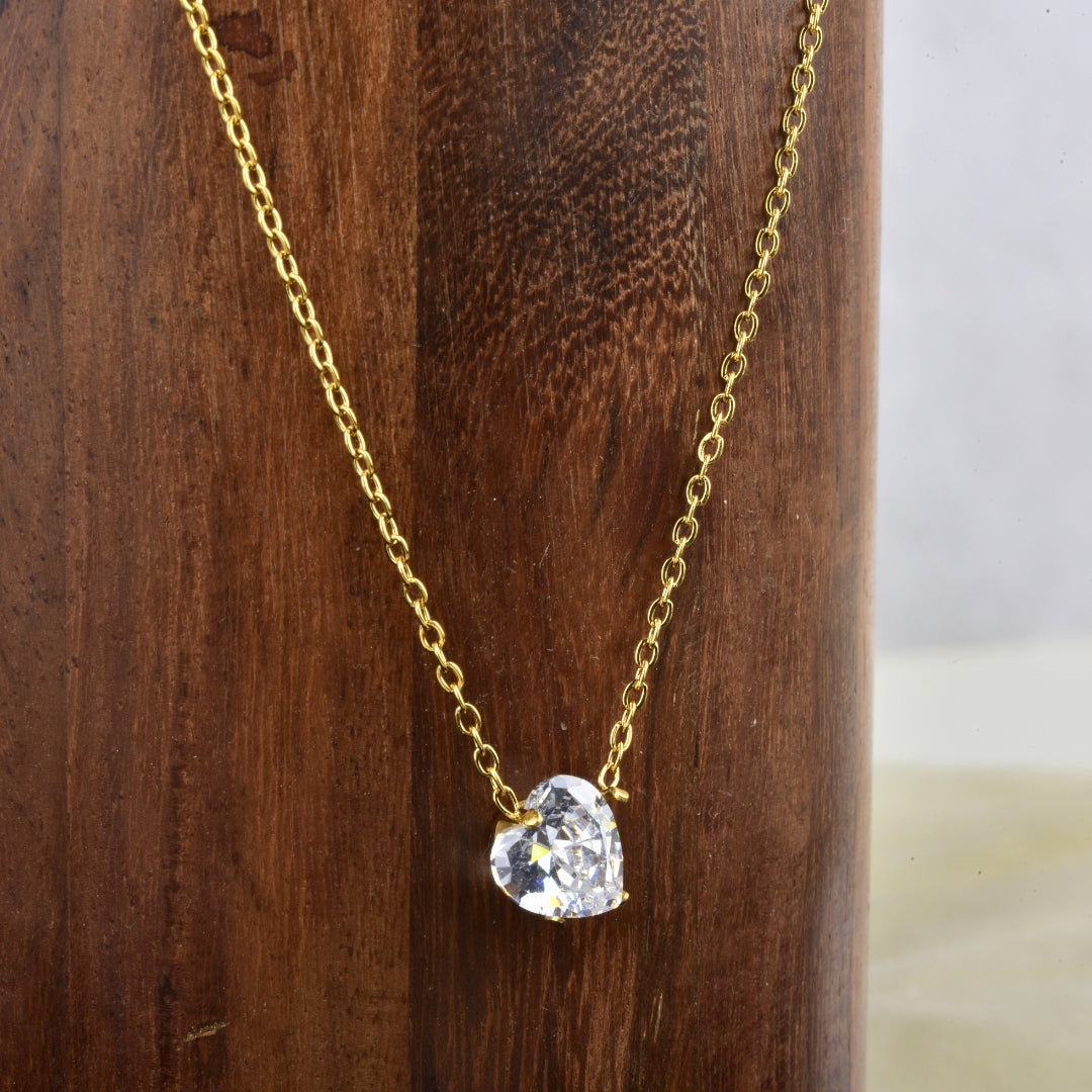 Crystal Heart Pendant