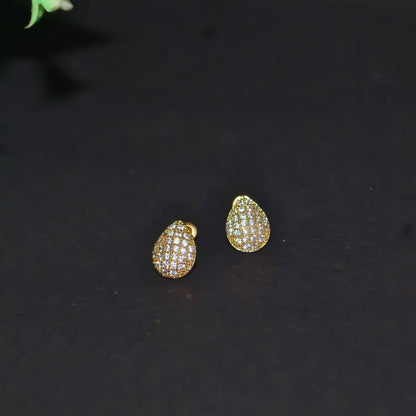 Rhinestone Stud Earrings